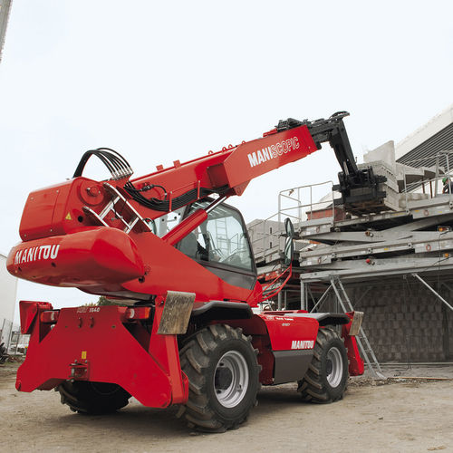 Teleskoplader für Hubanwendungen - MRT 1840 EASY T4 S2 400° - Manitou America's, Inc. - für Baustelle / drehbar / für Mauerwerk