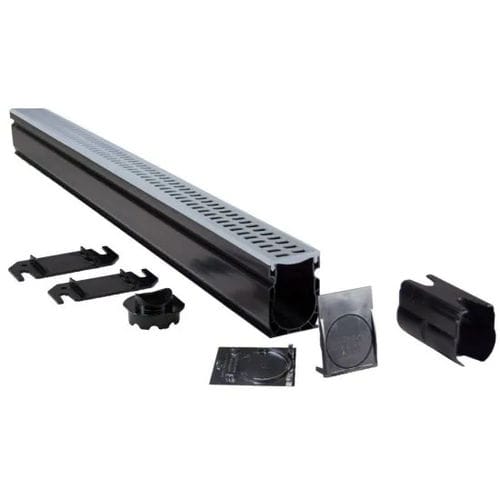 Gitter-Abflussrinne - Slim Kit - NDS - Schlitz / PVC / Pflaster