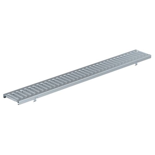 Abflussrinnen-Gitter / galvanisiertem Stahl - FILCOTEN 100 Class C - NDS - für öffentliche Bereiche / für Industrieanwendung