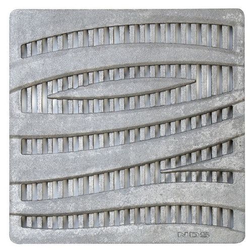 Gusseisen-Schachtdeckel - 1224CI - NDS - quadratisch / Fertigbau / Lüftungsgitter