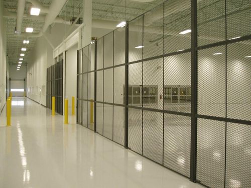 Metall-Geflecht / Stahl - SECURA - AMICO - Alabama Metal Industries - für Trennwand / mit Rautenmaschen