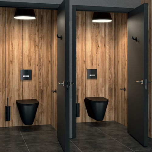 Doppelter WC-Spülknopf - TEMPOFLUX 3: 763030 - DELABIE - für öffentliche Bereiche