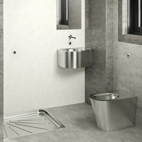 Einfacher WC-Spülknopf - TEMPOMATIC  - DELABIE - berührungslos / für öffentliche Bereiche