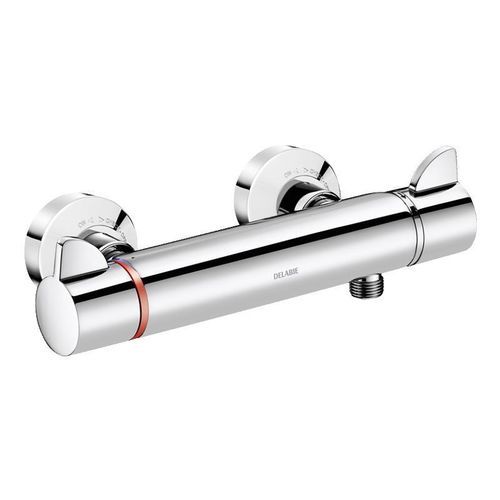 Einhebelmischer für Dusche - SECURITHERM - DELABIE - wandmontiert / thermostatisch / verchromter Messing
