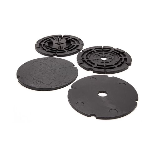 Doppelboden-Stelzlager / PVC - ELASTIC 3-8 MM &amp; ELASTIC PLUS H 7 MM - IMPERTEK Srl - für Außenbereich / recycelbar / mit fester Höhe