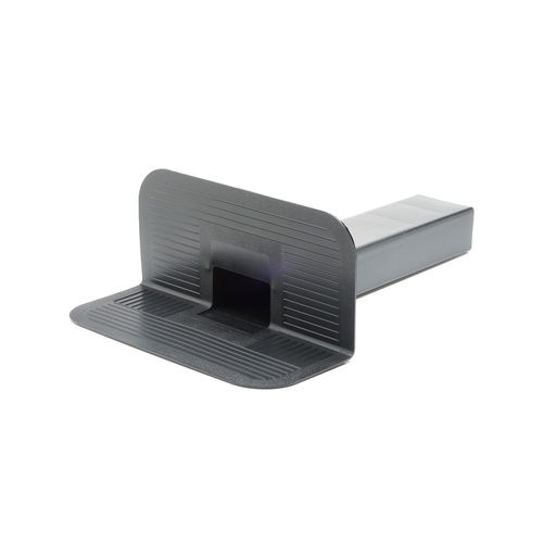 TPE-Ablaufstutzen - TPE L 427 - 90&deg; RIBBED FLANGE - IMPERTEK Srl - Winkel