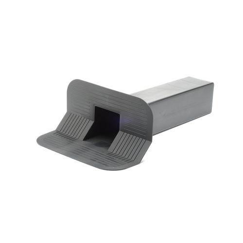 TPE-Ablaufstutzen - L 427 - 45&deg; RIBBED FLANGE - IMPERTEK Srl - Winkel