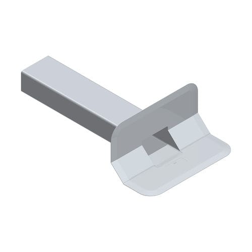 Winkel-Ablaufstutzen - L 425-45&deg; - IMPERTEK Srl - PVC