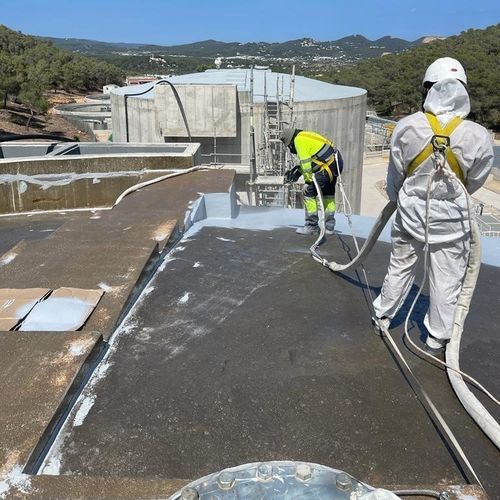 Sicherheits-Abdichtungsbahn - RAYSTON SPRAY D50 - KRYPTON CHEMICAL, S.L. - für Fundament / für Fußboden / Fugen