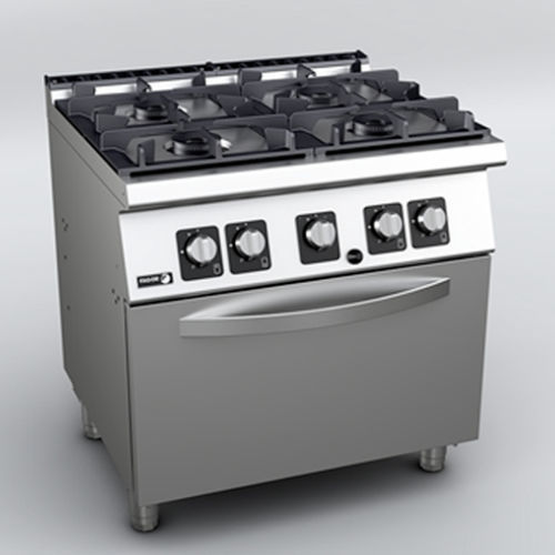 Gaskochfeld - CG7 SERIES - FAGOR INDUSTRIAL - Profi / mit 6 Kochfeldern / Aufsatz