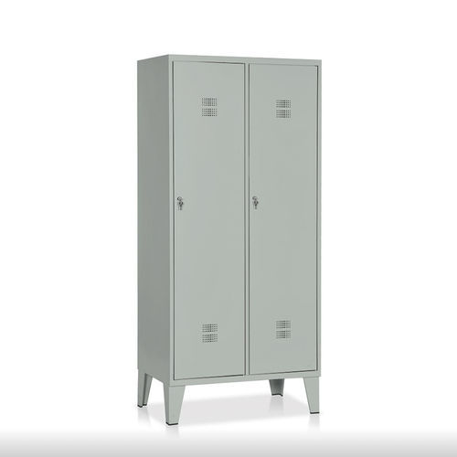 Metall-Garderobenschrank - E522 Series - TECNOTELAI - mit Schlüssel / für Gewerbegebrauch / blau