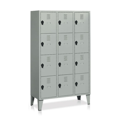 Hoher Aktenschrank - E393 Series - TECNOTELAI - Blech / Kunststoff / mit Flügeltür