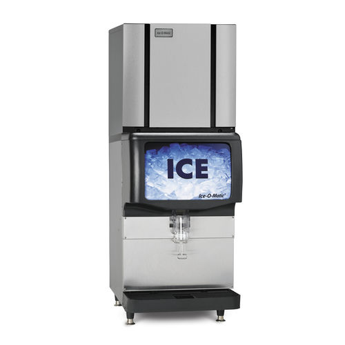 Vertikal-Verdampfersystem-Eiswürfelbereiter - IOD150 - Ice-O-Matic - Profi / mit Kaltwasserspender