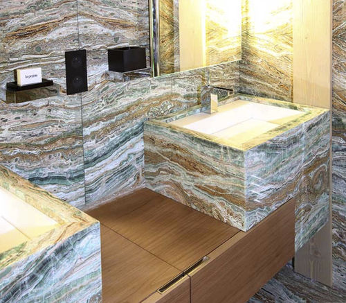 Marmorfliesen - ONICE SMERALDO - BUDRI - für Badezimmer / Wand / für Fußboden