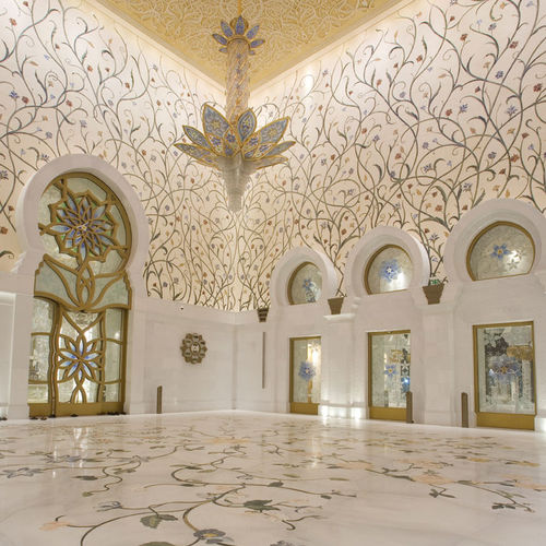 Marmorfliesen - SHEIKH ZAYED BIN SULTAN AL NAHYAN MOSQUE - BUDRI - Relief / 3D / für den Innenraum