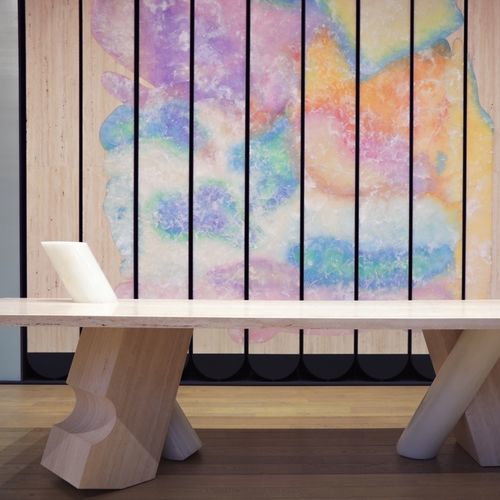 Innenbereich-Wandverkleidung - ARTWORK - BUDRI - Marmor / gestrichen / 3D-Effekt