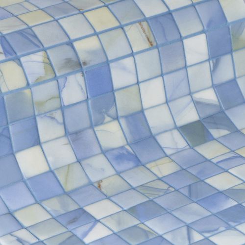 Glasmosaikfliese - WASHES 25 - EZARRI MOSAICO - Mattfinish / für den Innenraum / für Pool
