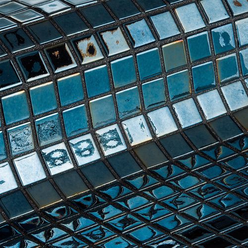 Lavaoptik-Mosaikfliese - 25 - EZARRI MOSAICO - Hochglanz / für den Innenraum / für Außenbereich