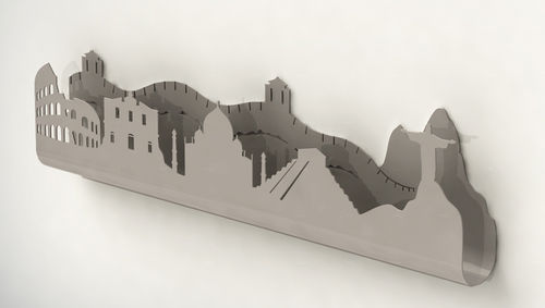 Wandmontierter Garderobenständer - SKYLINE 7M - Utoopic - modern / Metall