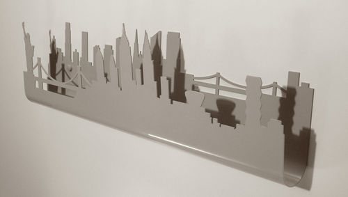 Wandmontierter Garderobenständer - SKYLINE NY - Utoopic - modern / Metall