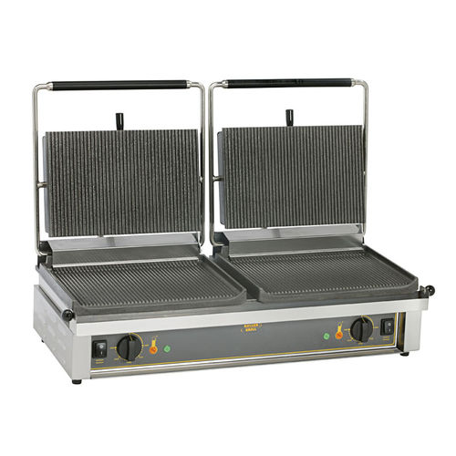 Elektro-Grill - DOUBLE  - Roller Grill - Tisch / Profi / Edelstahl
