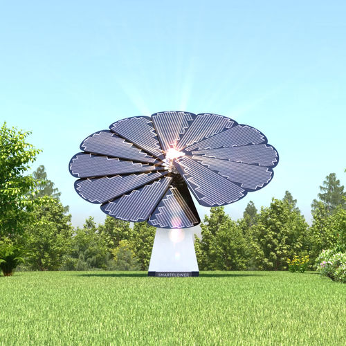 PV Stromversorgungssystem für Inselanalge - +PLUS - smartflower