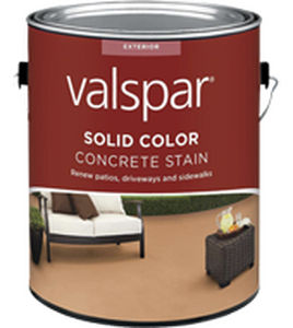 Dekorfarbe - SOLID COLOR CONCRETE STAIN - VALSPAR - Endbearbeitung / für Außenbereich / für Fußboden