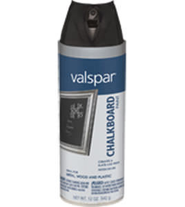 Dekorfarbe - VALSPAR® CHALKBOARD SPRAY - VALSPAR - für Schreinerwerkstatt / für Holz / Tafel