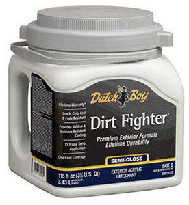 Dekorfarbe - DIRT FIGHTER EXTERIOR - DUTCH BOY - für Außenbereich / Fassaden / Latex