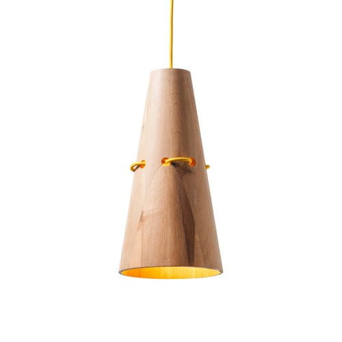Hängelampe - KABAK - Abadoc - Holz / modern / mit Kabel