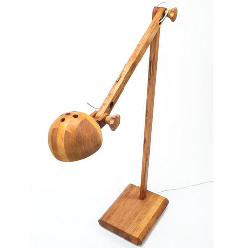 Stehleuchte - KAKA D - Abadoc - Holz / modern / mit Kabel