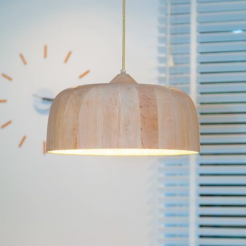 Hängelampe - GOMPOL - Abadoc - Holz / modern / mit Kabel