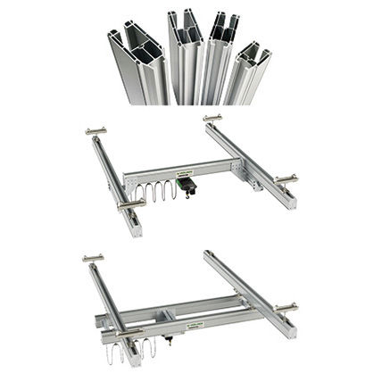 Mechanischer Hubsystem - EUROSYSTEM ALU - VERLINDE - vertikal / für schwere Lasten