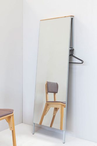 Standspiegel - Tangents - VIJ5 - modern / rechteckig / Stahl