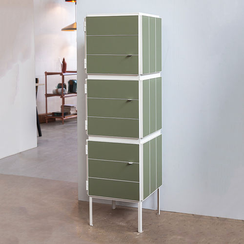 Hohes Sideboard - Framed - VIJ5 - modern / Holz / Stahl