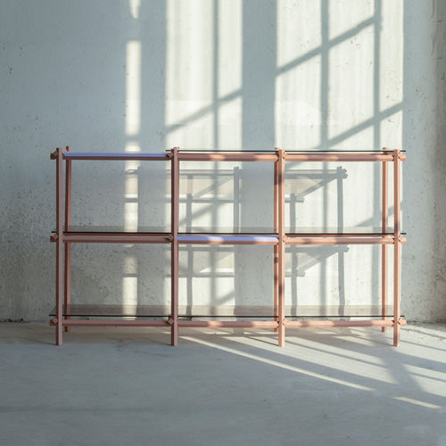 Modulregal - Angled Cabinet - VIJ5 - modern / Holz / Aluminium