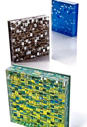 Paneel-Fassadenverkleidung - REFLECTIONS ™ - SENSITILE - Acryl / reflektierend / Motiv