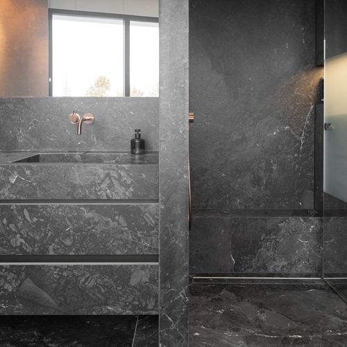Verkleidungs-Dekorplatte - Layla - NEOLITH - wandmontiert / für Innenausbau / zur Außenraumgestaltung