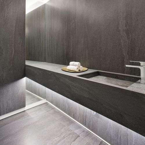 Verkleidungs-Dekorplatte - Aspen Grey - NEOLITH - wandmontiert / für Möbel / für Küche