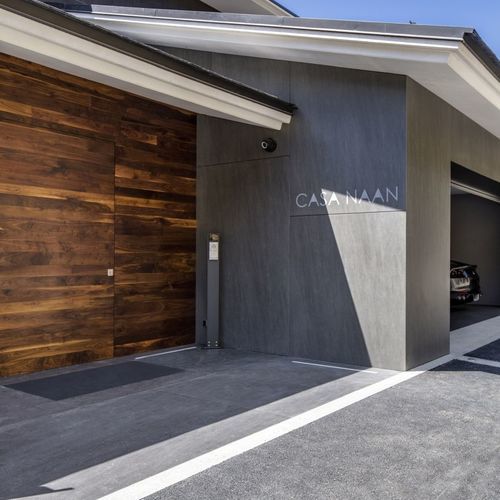 Sintergestein-Steinplatte - Basalt Grey - NEOLITH - für Fassaden / für Fußboden / wandmontiert