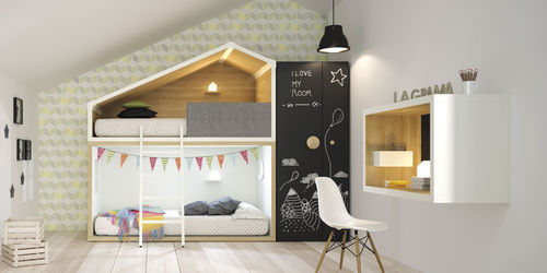 Weißes Kinderzimmer - COTTAGE COMPOSITION - Lagrama - Holz / unisex