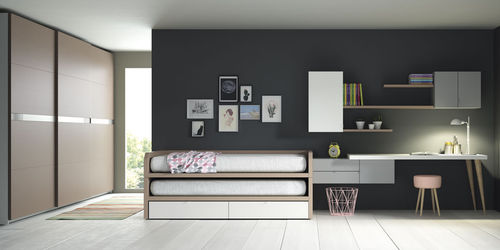 Graues Kinderzimmer - BRUSELAS - Lagrama - Holz / unisex