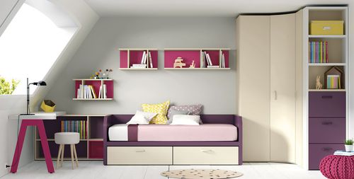 Holz-Kinderzimmer - CASABLANCA - Lagrama - für Mädchen