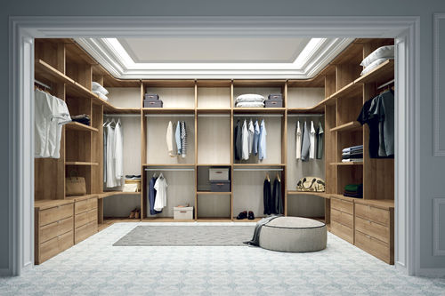 Begehbarer Kleiderschrank / Eck - Lagrama - modern / Holz