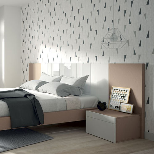 Kopfteil für Doppelbetten - AV - Lagrama - modern / Holz / Glas