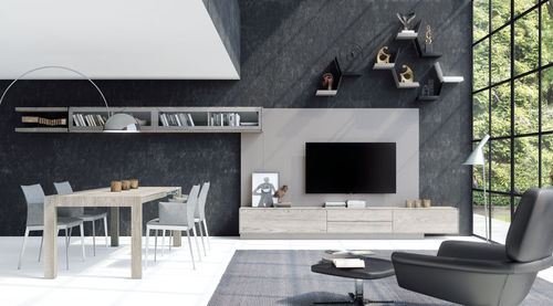 Moderne Wohnwand - PARMA 2 - Lagrama - Holz