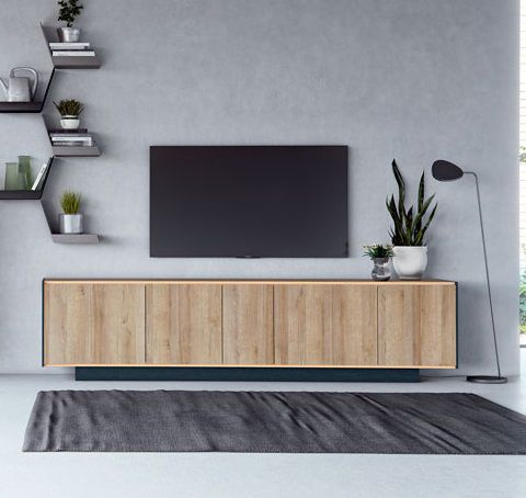 Modernes Fernsehmöbel - UPSALA - Lagrama - lowboard / Holz