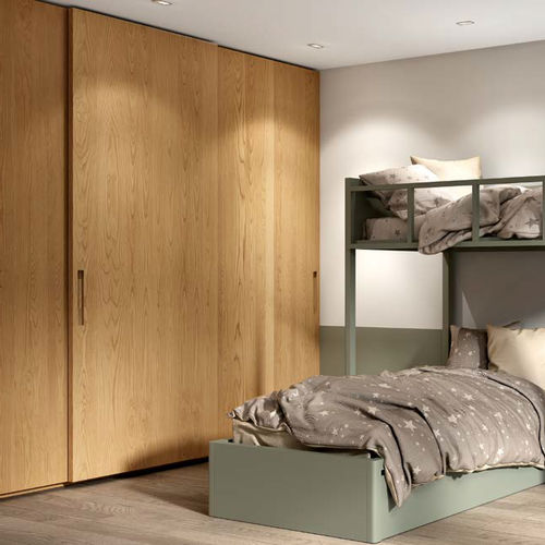 Moderner Kleiderschrank - ODYSSEY  - Sistema Midi - Holz / mit Schiebetür