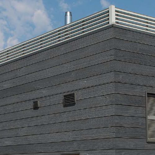 Schalungsform für Fassaden - ESX 301  - Plasmacem - Holzoptik / Polyurethan / Silikon