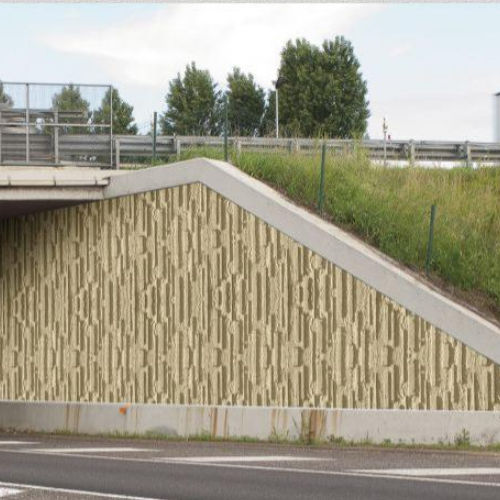 Schalungsform für Wand - 0919 - STONEWOOD - Plasmacem - 3D-Effekt / für Sichtbeton